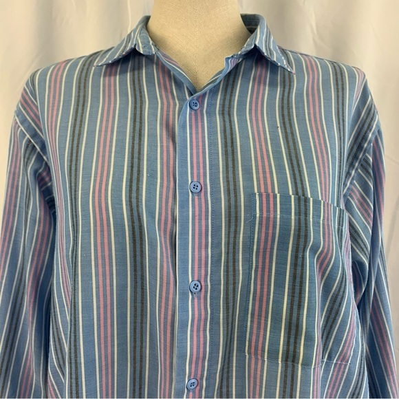 Levi's Other - Vintage Levi’s Striped Blue and Pink Shirt